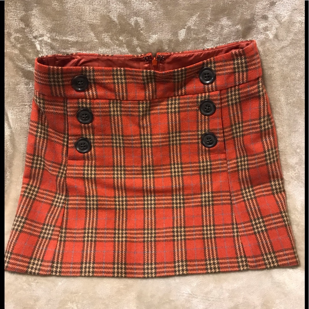 Gap, Women’s Size: 0, Wool, Lined,Plaid Mini Skirt